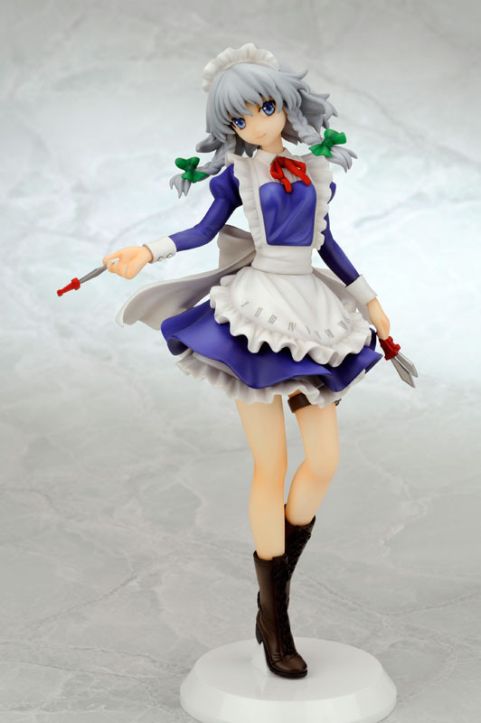 Izayoi Sakuya, Touhou Project, Ques Q, Pre-Painted, 1/8, 4560393840462